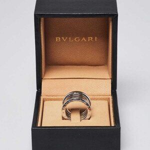 Bvlgari 18k White Gold B.Zero1 4-Band Ring Size 5/49